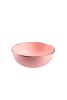 Handmade Porcelain Salad Serving Bowl With Gold Rim. Powder | Serveware by Creating Comfort Lab. Item composed of ceramic