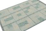 Rug & Kilim’s Scandinavian Rug in Seafoam green and Teal | Area Rug in Rugs by Rug and Kilim