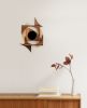 Abstract Wall Sculpture | Wall Hangings by La Loupe. Item composed of maple wood