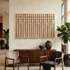 PULSE No.3 Extra Large Macrame Wall Hanging & Fiber Art | Tapestry in Wall Hangings by Puvor. Item composed of cotton in boho or minimalism style