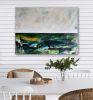 A New Start | Oil And Acrylic Painting in Paintings by Melanie Biehle. Item composed of canvas compatible with minimalism and mid century modern style