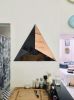 Volume Mirror Convex Single | Decorative Objects by Robert Sukrachand. Item composed of walnut and bronze
