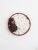 Huckleberry - Terracotta & Fiber Wall Sculpture | Wall Hangings by Keyaiira | leather + fiber. Item made of fiber