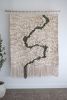 Organic Modern Woven Wall Art – Customizable Design- "Yaima" | Tapestry in Wall Hangings by Rebecca Whitaker Art. Item composed of wood and cotton in boho or japandi style