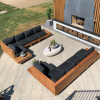 Island Sectional | Couches & Sofas by TRH Furniture. Item composed of wood