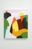 Receive | Oil And Acrylic Painting in Paintings by Kotaro Machiyama. Item composed of canvas in japandi or art deco style