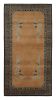 Rug & Kilim’s Chinese Art Deco Runner Rug, Brown with Greek | Area Rug in Rugs by Rug and Kilim
