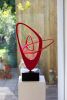 Windfall | Sculptures by Paul Stein Sculpture. Item made of aluminum works with minimalism & mid century modern style