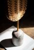 A WOMAN IN CURVE MIRROR | Decorative Objects by PATAPiAN. Item composed of bamboo and brass