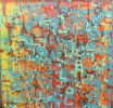 sunrise over Zuma | Oil And Acrylic Painting in Paintings by Jill Laine Art + Designs. Item composed of synthetic