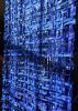 "Blue Weaving" | Macrame Wall Hanging in Wall Hangings by ANTLRE - Hannah Sitzer | Google RWC SEA6 in Redwood City. Item made of fabric with fiber