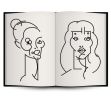 Vivian Girls - Line series | Paintings by Cesar Finamori