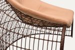 Neo Rattan Lounge Chair | Chairs by Monarca Goods. Item composed of wood and fiber in boho or contemporary style