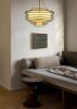 fault lines | Mixed Media by VISCERAL HOME STUDIO. Item composed of oak wood and canvas in mid century modern or contemporary style