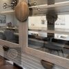 Moon Hutch / China Cabinet / Liquor Cabinet | Sideboard in Storage by YJ Interiors. Item made of oak wood with brass works with contemporary & eclectic & maximalism style