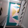 Staircase Interior Mural | Murals by Britny Lizet. Item made of synthetic compatible with urban style
