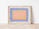 "Cornflower" Blue Minimalist Abstract Art Print | Prints by Emily Keating Snyder. Item composed of paper in minimalism or contemporary style