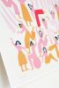 We Rise Art Print | Prints by Leah Duncan. Item made of paper works with minimalism & mid century modern style