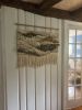Large Earth Tones Hand Woven Art Hanging | Macrame Wall Hanging in Wall Hangings by Wolfpit Studio. Item composed of oak wood and cotton in boho or country & farmhouse style
