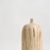 Tall Zai Bud Vase In Spalted Beech | Vases & Vessels by Whirl & Whittle | Pooja Pawaskar. Item made of wood
