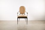 Contemporary Forged Iron and Upholstered Chair from Costanti | Armchair in Chairs by Costantini Designñ. Item composed of wood and steel