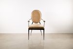 Contemporary Forged Iron and Upholstered Chair from Costanti | Armchair in Chairs by Costantini Design. Item composed of wood and steel