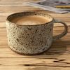 speckled short modern mug | Drinkware by cursive m ceramics. Item made of stoneware