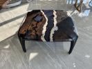 2024 Design Epoxy Resin Coffee Table - Custom Coffee Table | Tables by Tinella Collection. Item made of walnut with synthetic works with minimalism & contemporary style