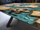 Olivee Epoxy Resin Dİning Table, Epoxy Coffee Table | Dining Table in Tables by LuxuryEpoxyFurniture. Item made of wood with synthetic