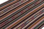 1950s Vintage chaput Kilim rug in Multicolor Stripe Patterns | Area Rug in Rugs by Rug and Kilim