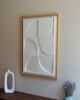 No. 119 Japandi Plaster Wall Relief - Scandinavian Decor | Wall Sculpture in Wall Hangings by Joseph A
