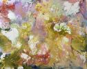 Abstracted florally inspired painting | Paintings by Tom Hoitsma. Item composed of canvas compatible with contemporary style