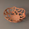 Abstract Holey Bowl 4 | Decorative Bowl in Decorative Objects by Wood Alchemist Studio. Item made of wood works with modern style