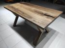 Custom Dining Table - Dining Room Table - Wooden Table | Tables by LuxuryEpoxyFurniture. Item composed of wood and synthetic