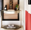SQUARE GOLD Bedside Table | Tables by Luisa Peixoto Design. Item made of metal works with minimalism & contemporary style