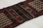 Antique Saddle Bag Tribal Kilim with Rich Geometric Patterns | Area Rug in Rugs by Rug and Kilim