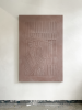 Monochrome Dusty Pink | Paneling in Wall Treatments by Elsa Jeandedieu Studio. Item composed of concrete compatible with boho and minimalism style