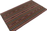 1950s Vintage chaput Kilim style in Multicolor striations | Area Rug in Rugs by Rug and Kilim