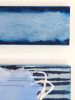 59 Fishes | Mixed Media by LESLIE MORGAN ART | Oswald Restaurant in Santa Cruz. Item made of wood with synthetic