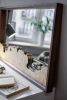 Live Edge Walnut Mirror / one-of-a-kind /Wall Mirror | Decorative Objects by ColombeFurniture``. Item composed of walnut and glass