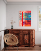 Threshold | Oil And Acrylic Painting in Paintings by Ingrid Oliphant. Item made of canvas works with contemporary & eclectic & maximalism style