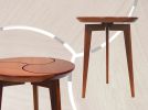 Triquetra | Side Table in Tables by Bench Dog Woodworking / Carlos Taylor-Swanson. Item composed of wood in contemporary style