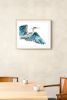 Heron No. 28 : Original Watercolor Painting | Paintings by Elizabeth Becker. Item made of paper works with boho & minimalism style
