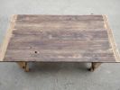 Upcycled white ash coffee table | Tables by FrostCanyon Designs/Bo Sanders/the shop. Item composed of wood compatible with country & farmhouse and rustic style