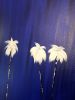 California Midnight Palms #5 | Oil And Acrylic Painting in Paintings by Dutch Montana Art | Corona Del Mar in Newport Beach. Item made of wood with canvas