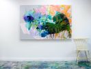 Garden of Wild | Oil And Acrylic Painting in Paintings by Claire Desjardins. Item made of canvas with synthetic