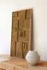 ANTIQUITY-Abstract Wood Art, Modern Texture Art-Wall Hanging | Wall Sculpture in Wall Hangings by Blank Space Studios. Item made of oak wood with stone works with boho & contemporary style
