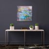 Fine State of Mind Abstract by Red * Oil * 24 x 24 * | Oil And Acrylic Painting in Paintings by Strokes by Red - Red (Linda Harrison). Item made of canvas with synthetic