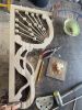 Art Nouveau Victorian Corner Fan Set | Art & Wall Decor by Wabashiki Woodworks. Item works with traditional style