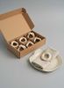 Napkin Rings – Set of 6 | Holder in Tableware by Pottery & Poetry. Item made of ceramic compatible with contemporary style